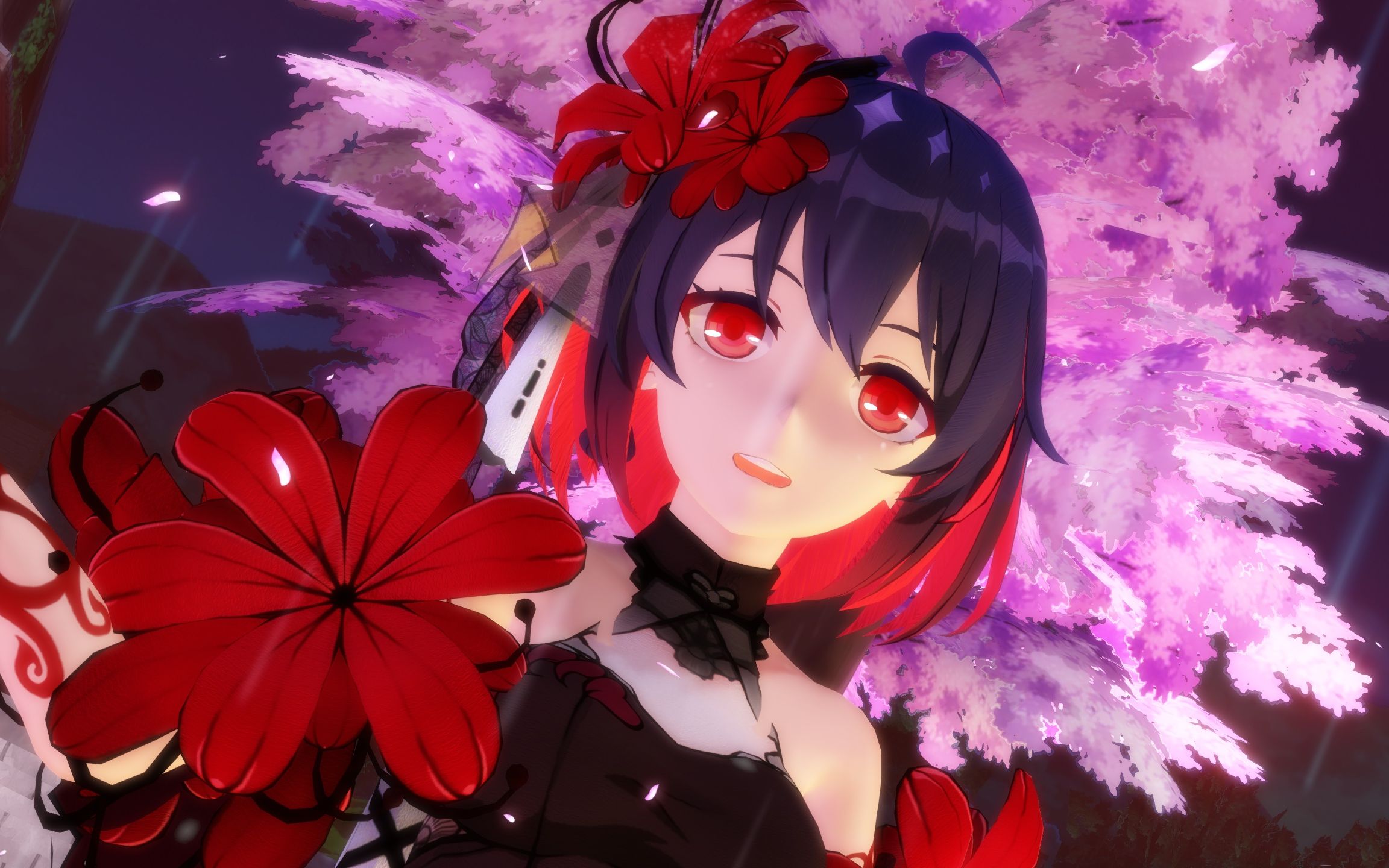 【崩坏三mmd】希儿 墨染镜华 1/2如梦_哔哩哔哩_bilibili