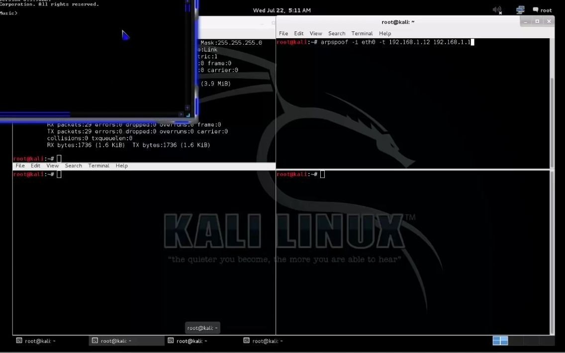 [图]How to Perform A Man In The Middle Attack (Kali Linux)