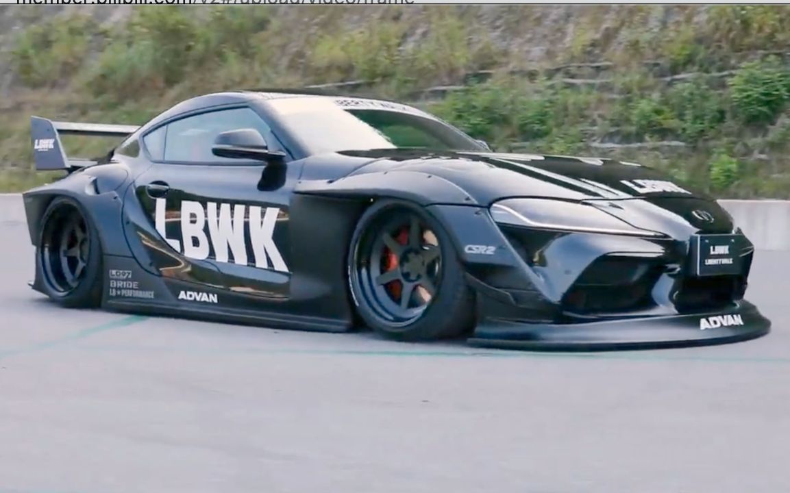 【LB-WORKS】 “少年,你帅爆了”~全新TOYOTA SUPRA ~LB宽体改装_哔哩哔哩_bilibili