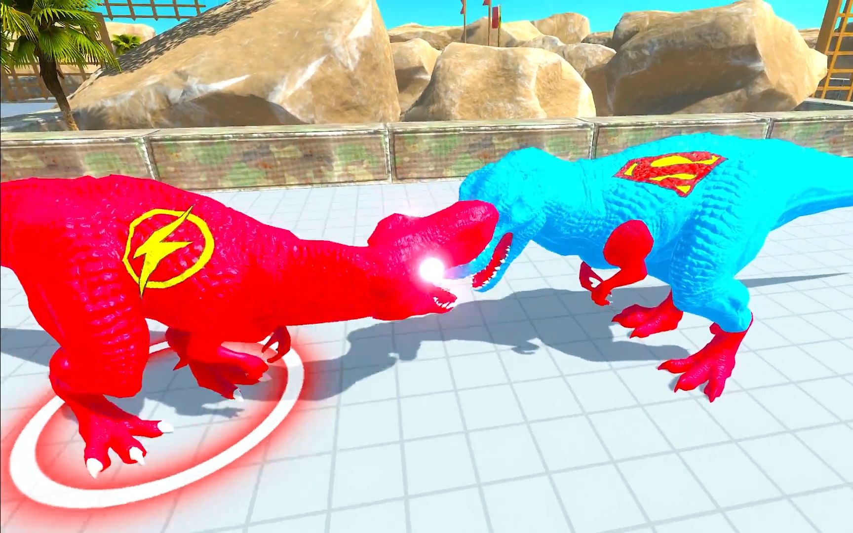 动物模拟器:两头变异恐龙挑战动物顶级赛道,能否挑战成功?