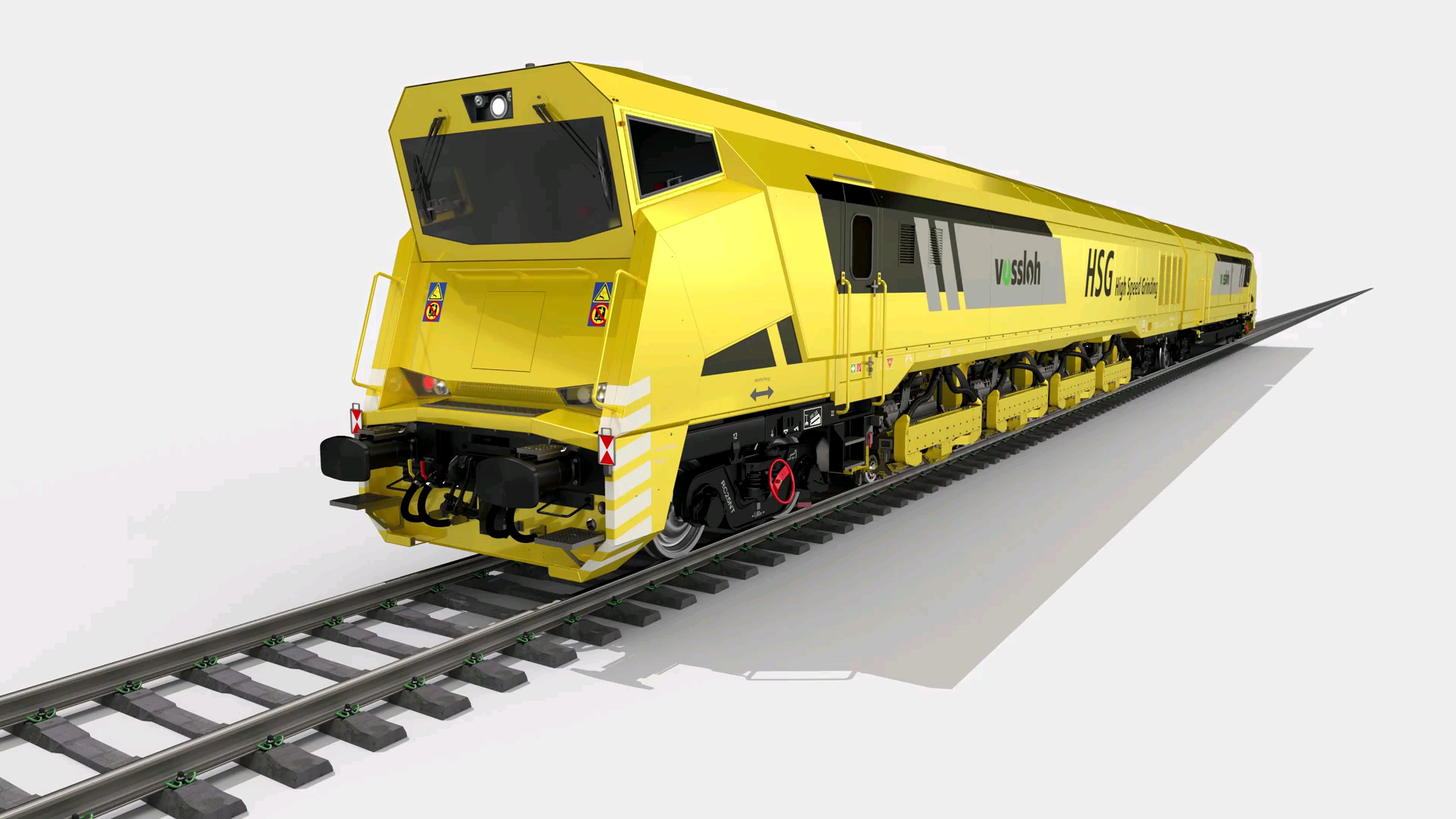 稀有的hsg高速钢轨打磨车,全国仅一台