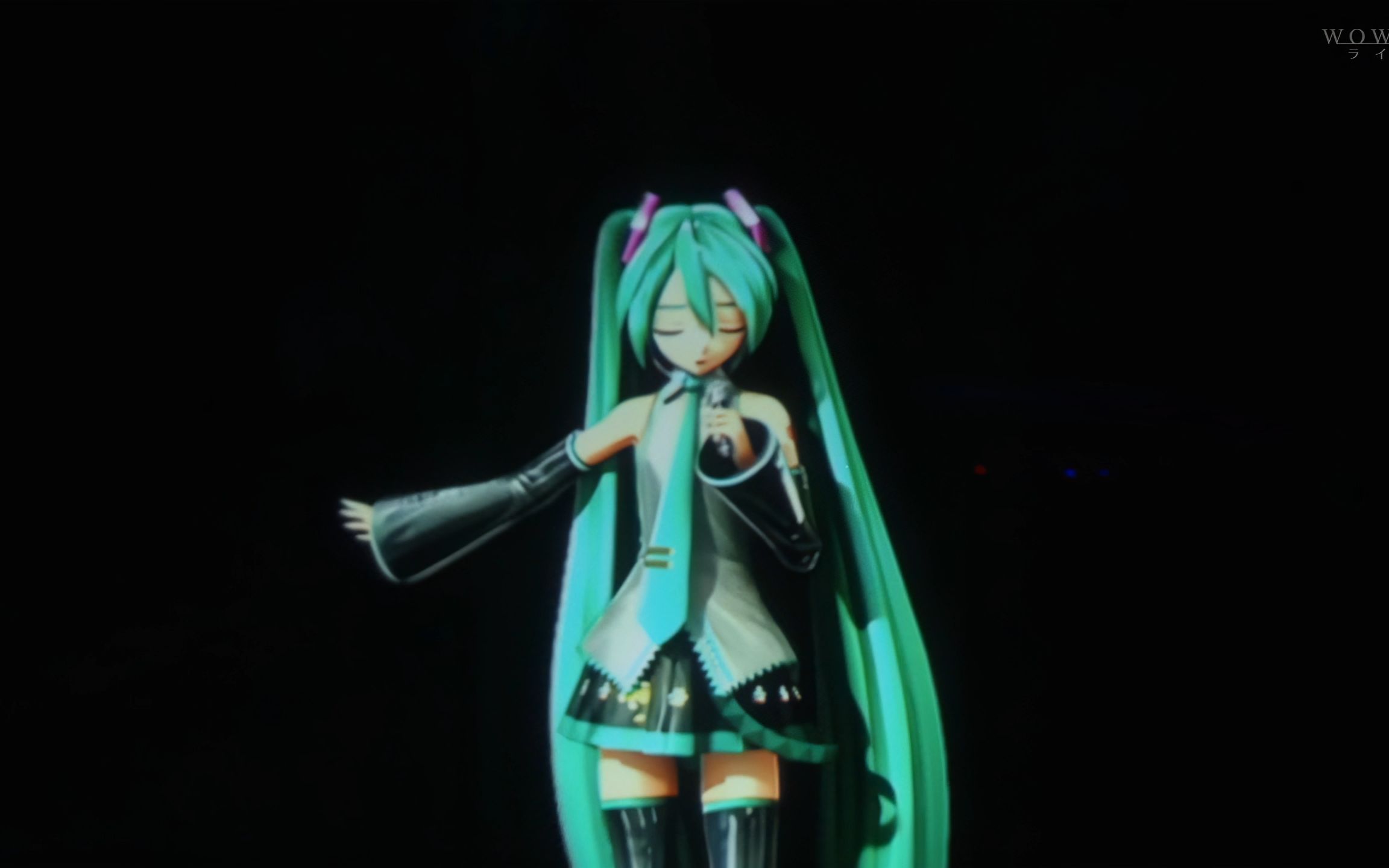 [图]初音ミク《歌に形はないけれど/ 虽然歌声无形》4K 中日字幕