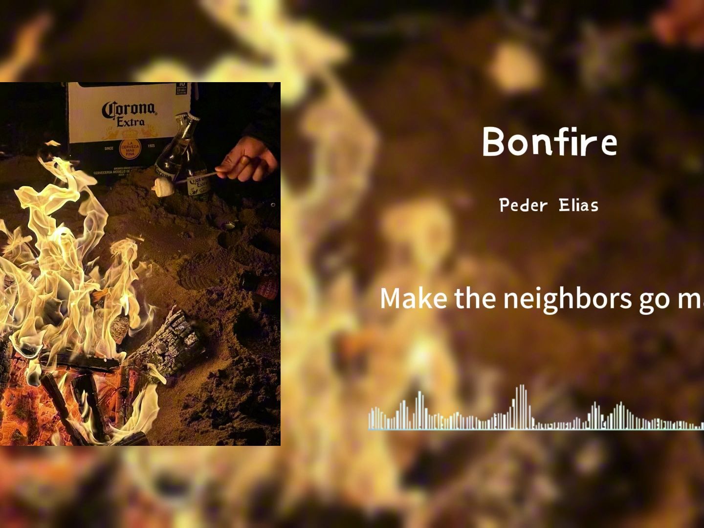 日推歌单 |"我们将随着旧时的歌曲翩翩起舞"|《bonfire》