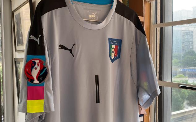 2016欧洲杯意大利国家队布冯印号球衣