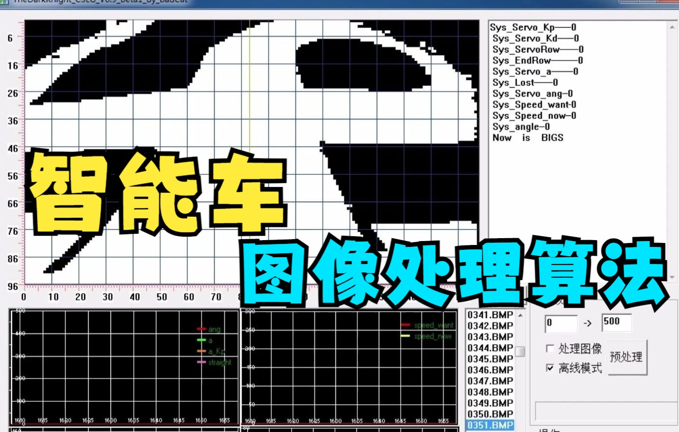 智能车制作加餐:摄像头数字图像处理算法哔哩哔哩bilibili