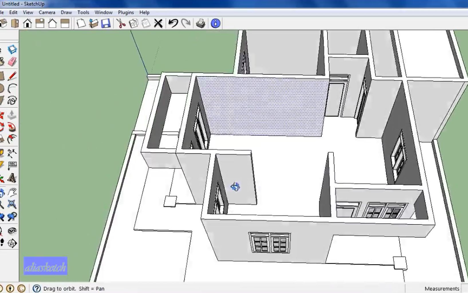 SketchUp视频教程独栋小别墅设计教程01哔哩哔哩bilibili