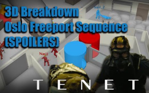 TENET || Oslo Freeport Airport Sequence||3DBreakdown哔哩哔哩bilibili