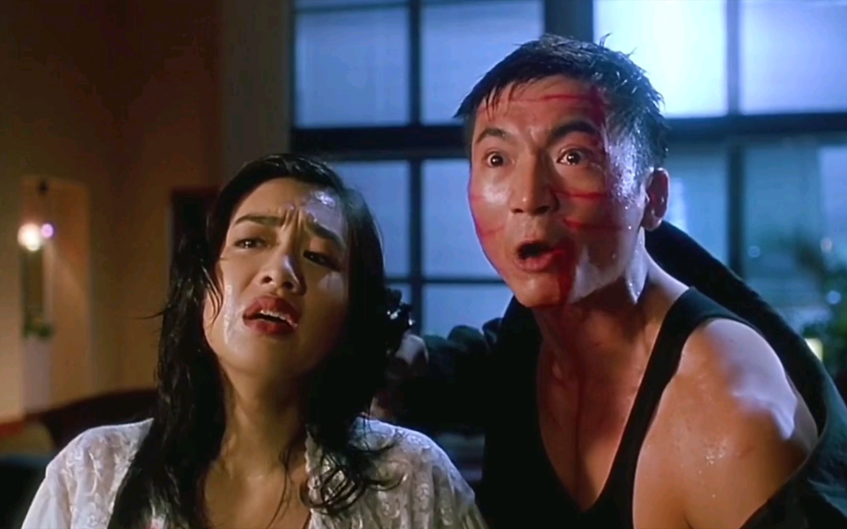 李连杰替钟丽缇挡子弹