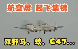 Скачать видео: 【航空展】二战飞机起飞集锦 第一部分 f-82双野马、b25、p51、蚊式、b29....