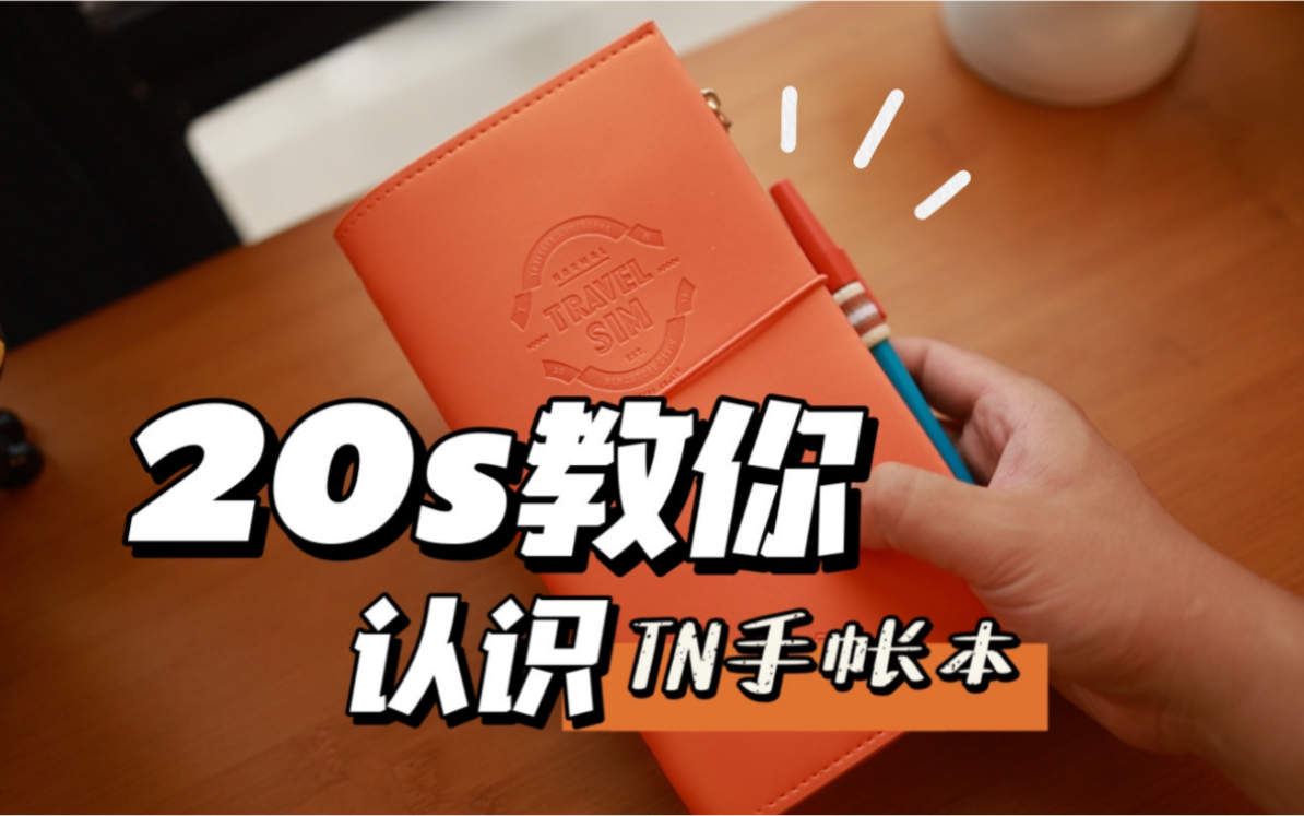 啥是TN手账本 20s教你明白-差生文具盒-差生文具盒-哔哩哔哩视频