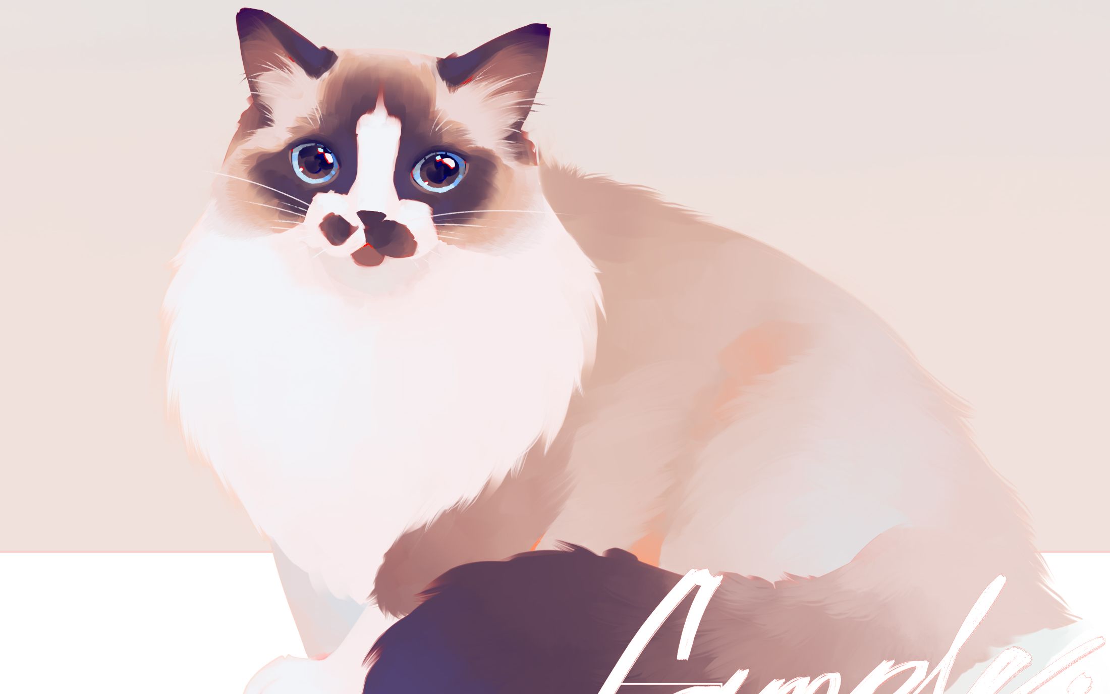 【sai2板绘】我不是你最爱的小猫咪了么