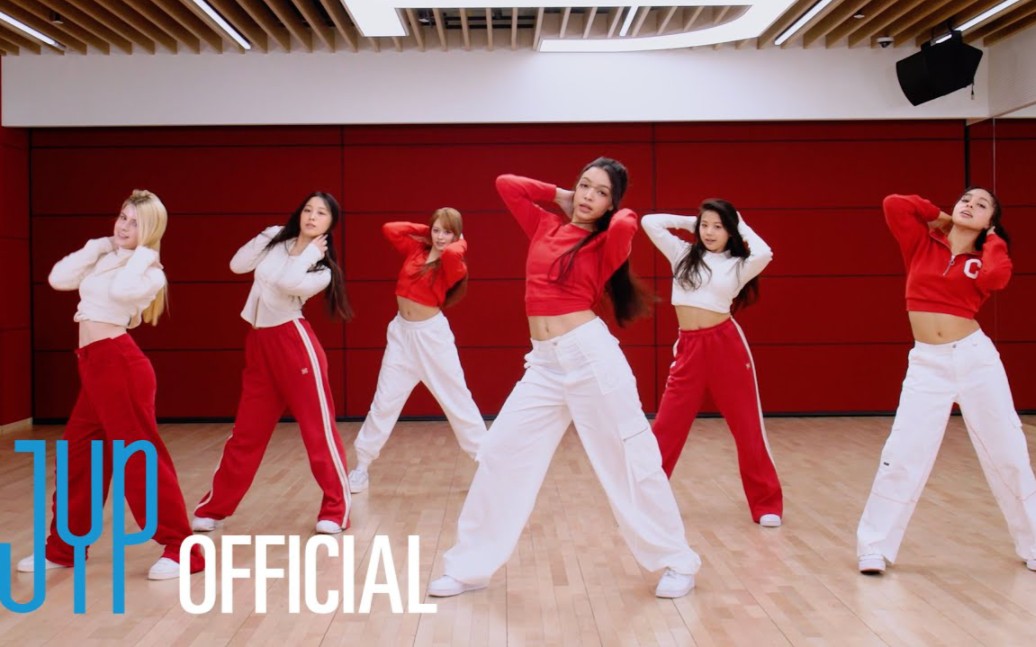 jyp新女团vcha出道曲《girls of the year》练习室舞蹈
