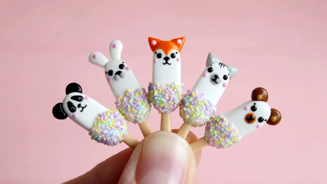 【sweetminidollhouse】动物棒冰粘土制作教程