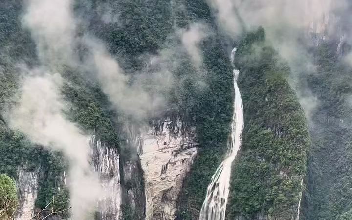 湘西原风景 德夯大峡谷百看不厌的流纱瀑布哔哩哔哩bilibili