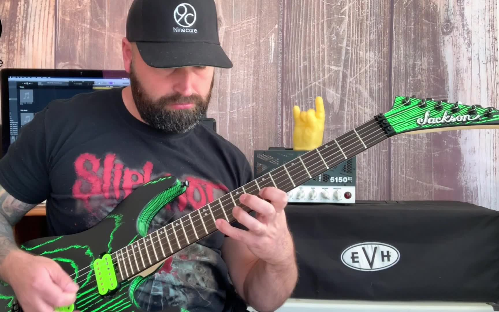 [图]鸡逊电结它jackson DK 2 Pro Green Glow Ash,Made in Korea