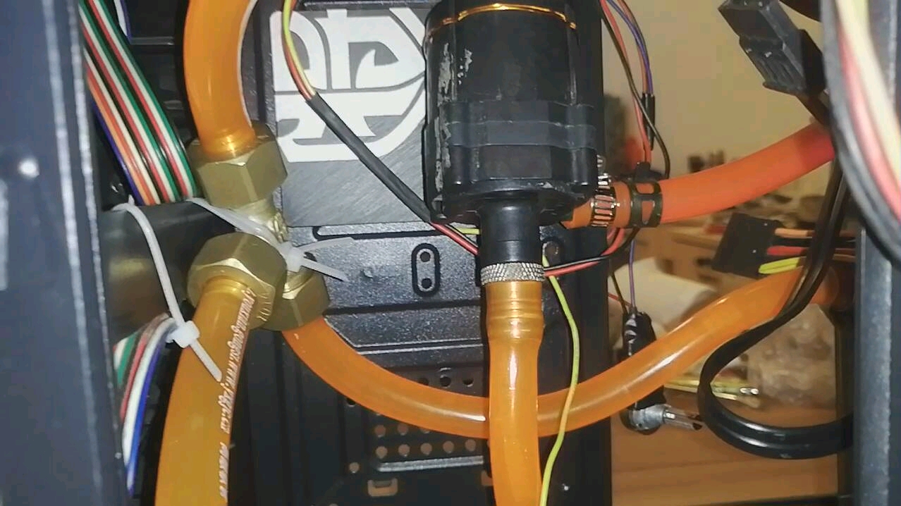 电脑软管分体水冷散热#纯净水版本