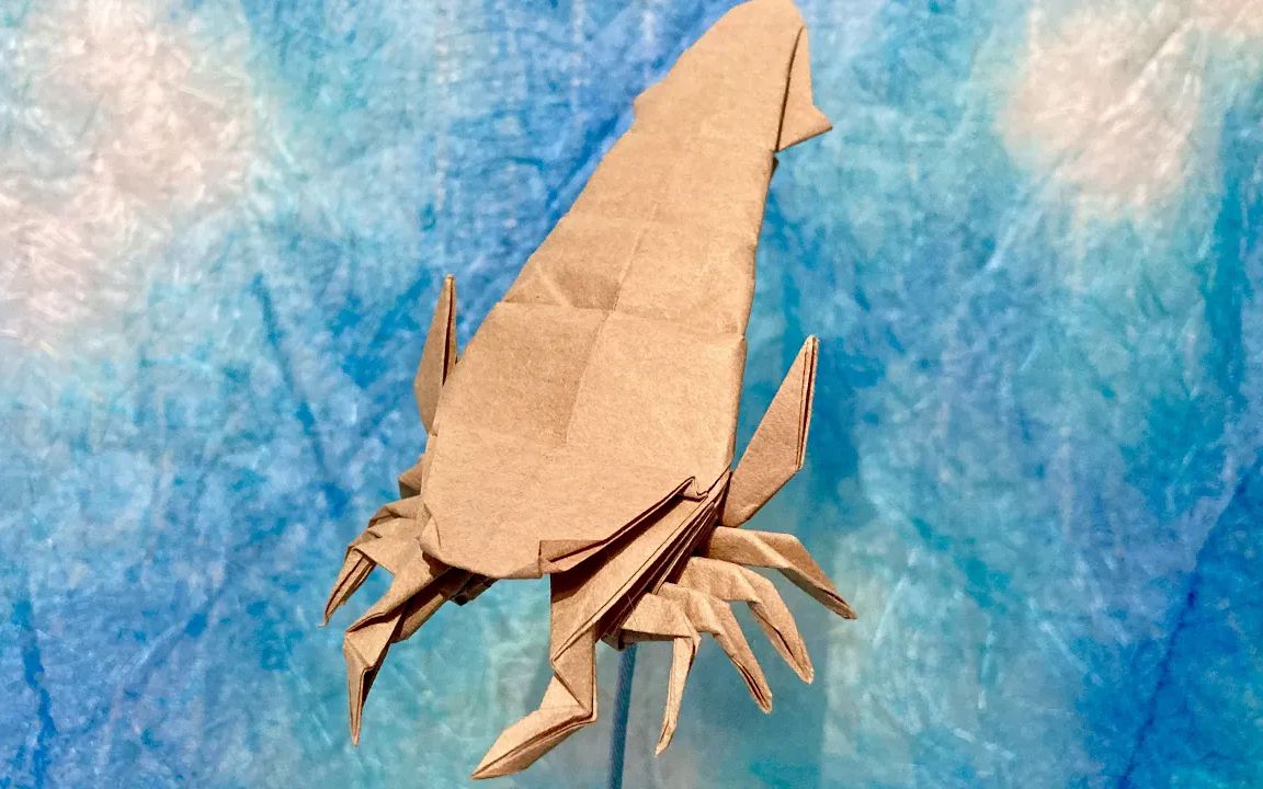 【origami kaaakun】海蝎子折纸教程sea scorpion how to fold