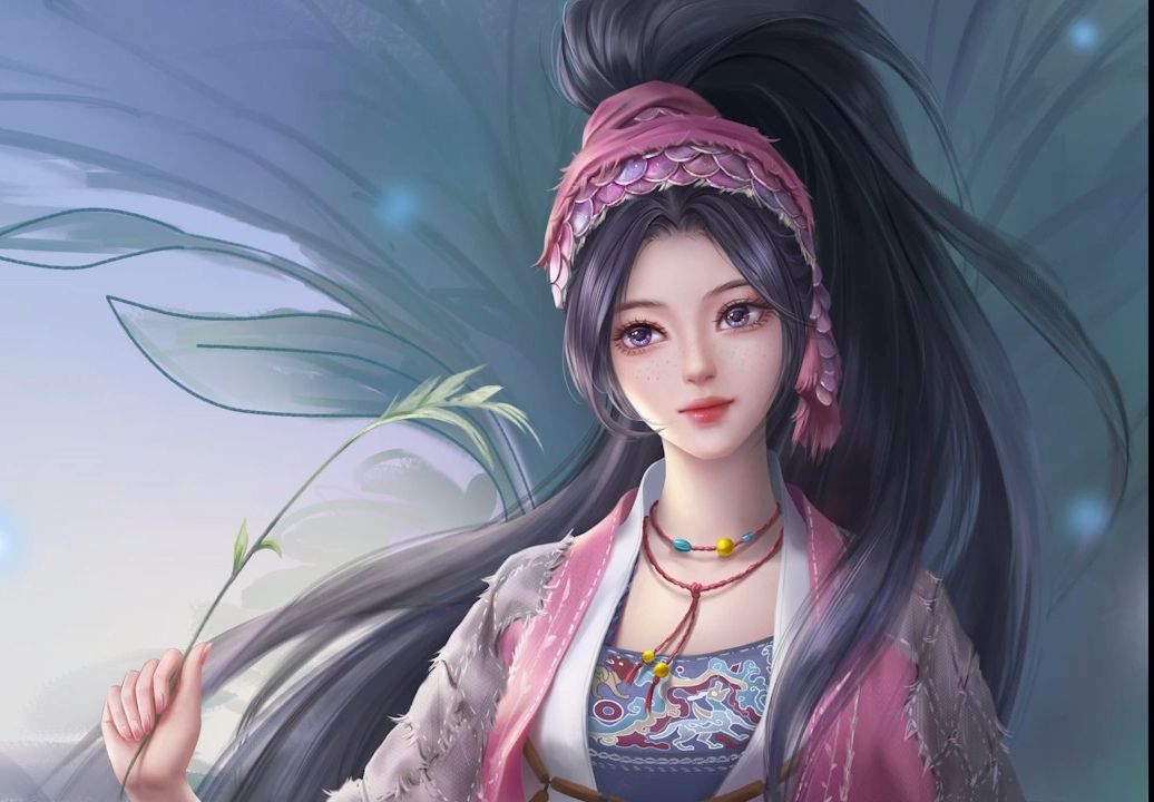 【绘画过程】不爱画线稿之眷思量 屠丽