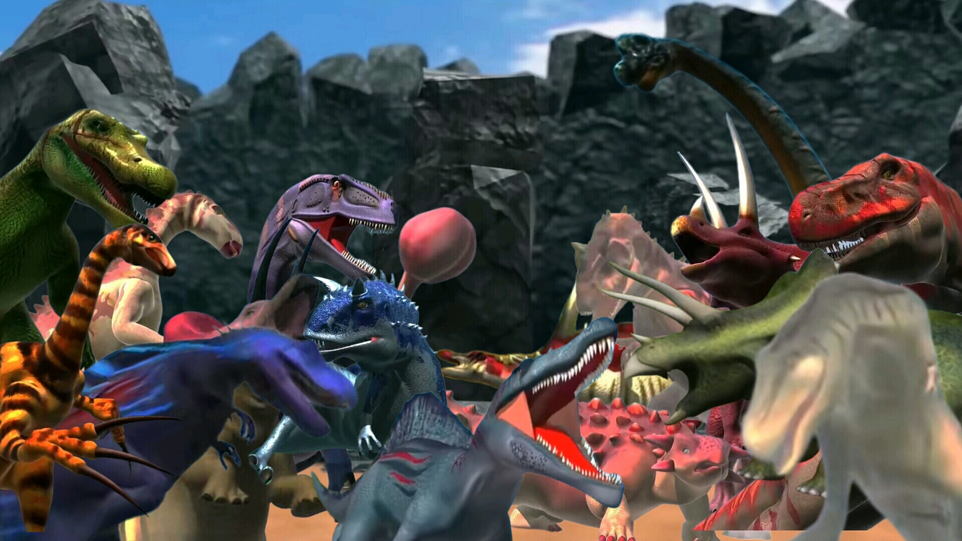 预告,一代二代8强恐龙大闯关