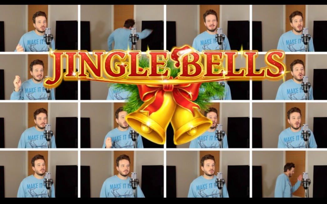 【阿卡贝拉】《铃儿响叮当》Jingle Bells (ACAPELLA)  Jared Halley哔哩哔哩bilibili