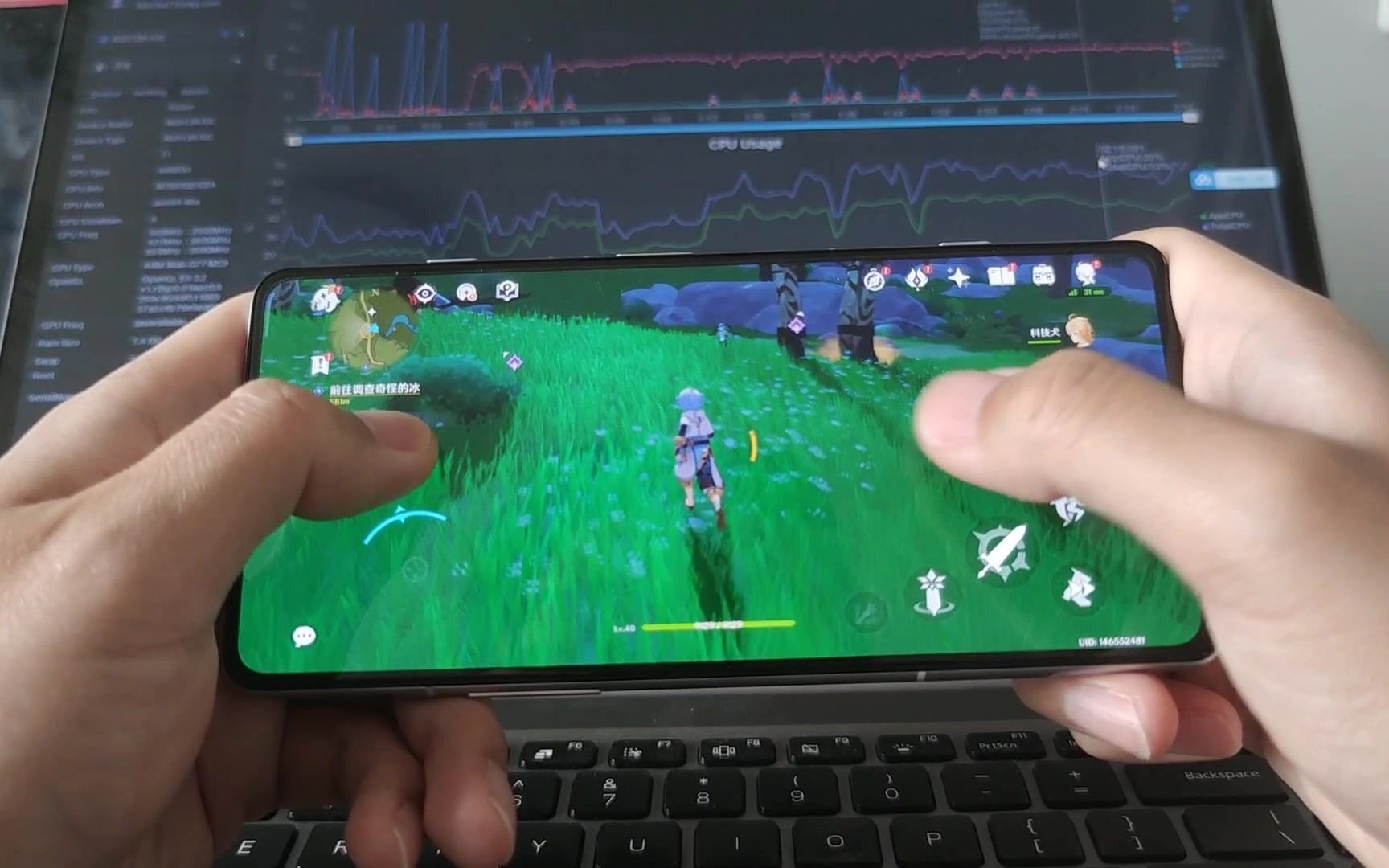 一镜到底红米k40游戏增强版极限画质原神实测翻车了