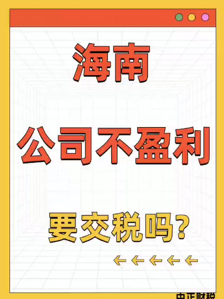 公司不盈利要交税吗?哔哩哔哩bilibili