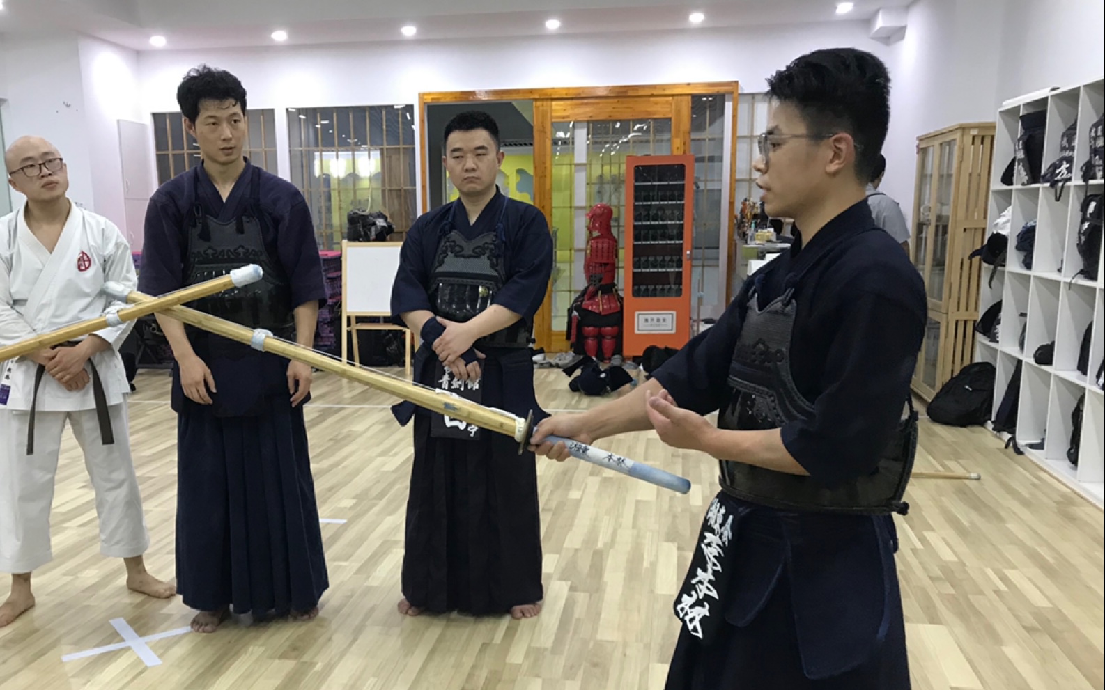藕霸剑道武汉馆庆比赛的第二天稽古和我哥赵楚