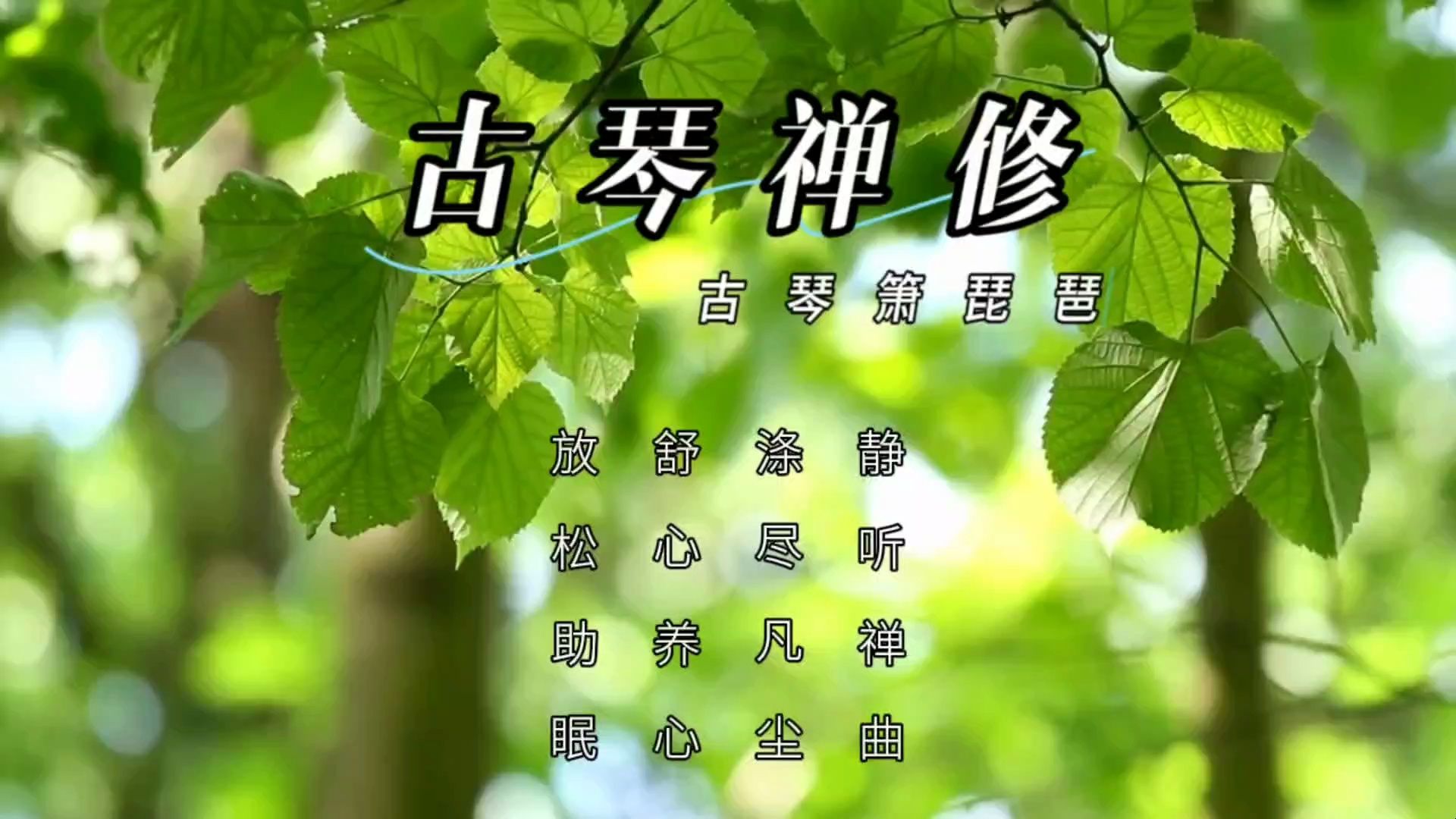 [图]【音乐静听】121古琴箫琵琶曲《古琴禅修》静听禅曲，涤尽凡尘，舒心养心，放松助眠，古韵悠悠，静心养心，修身养性，空灵悠远