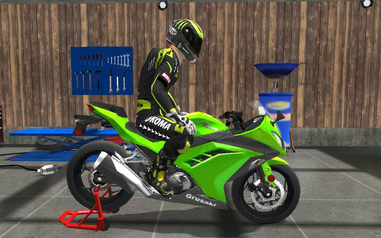 【真实摩托】川崎小忍者300 .b级赛第04场