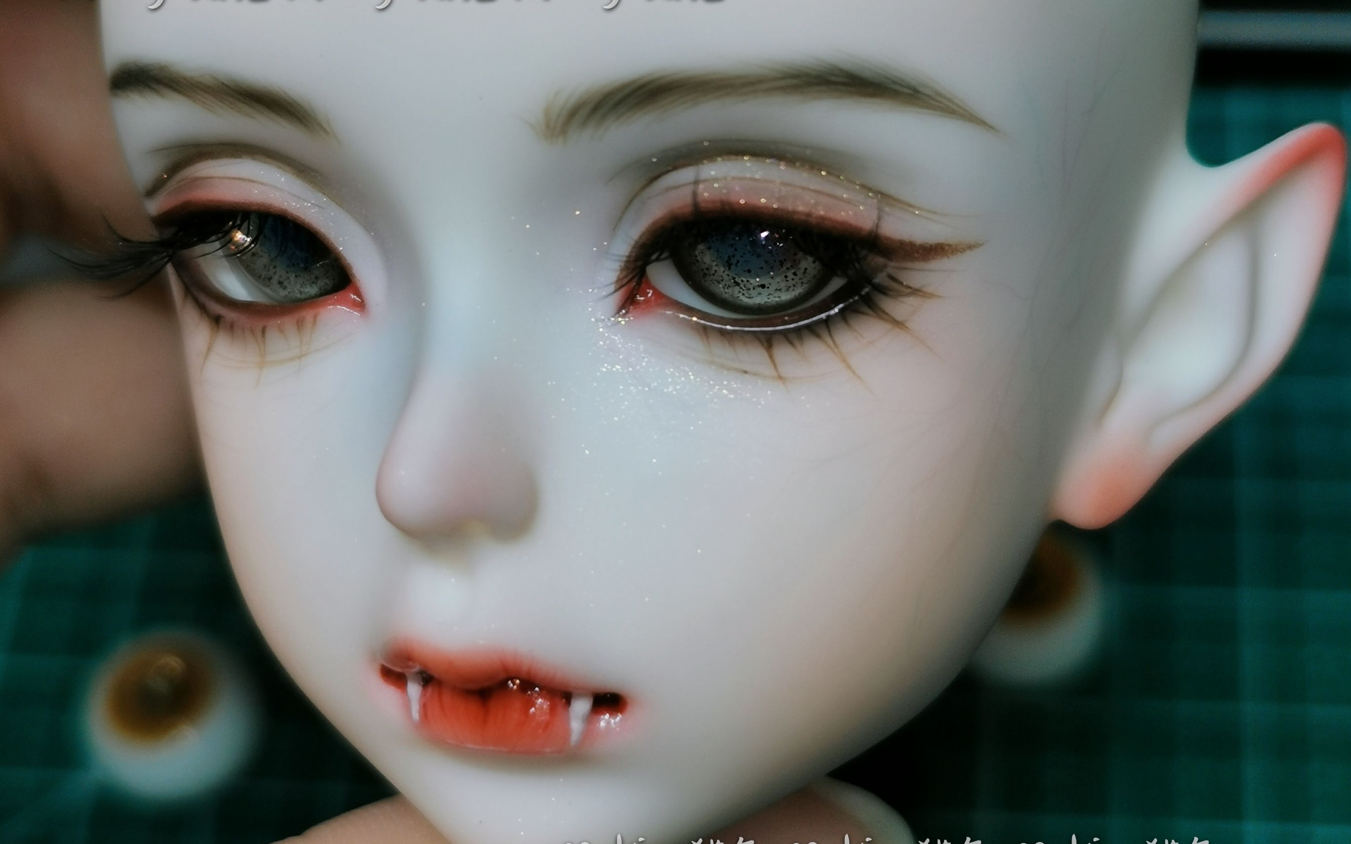 【bjd】画一个吸血鬼妆面_哔哩哔哩 (゜-゜)つロ 干杯~-bilibili