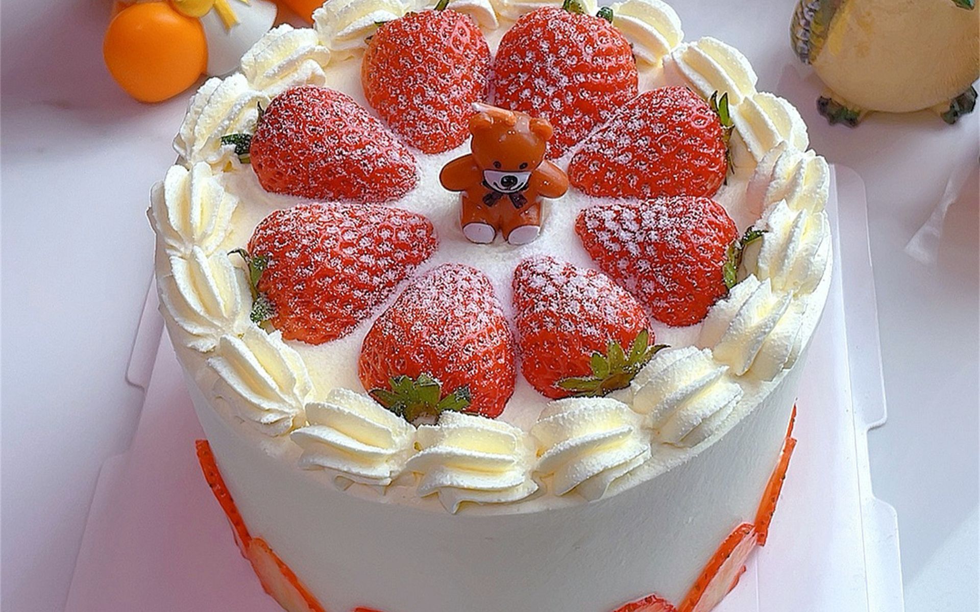 草莓蛋糕90简易款