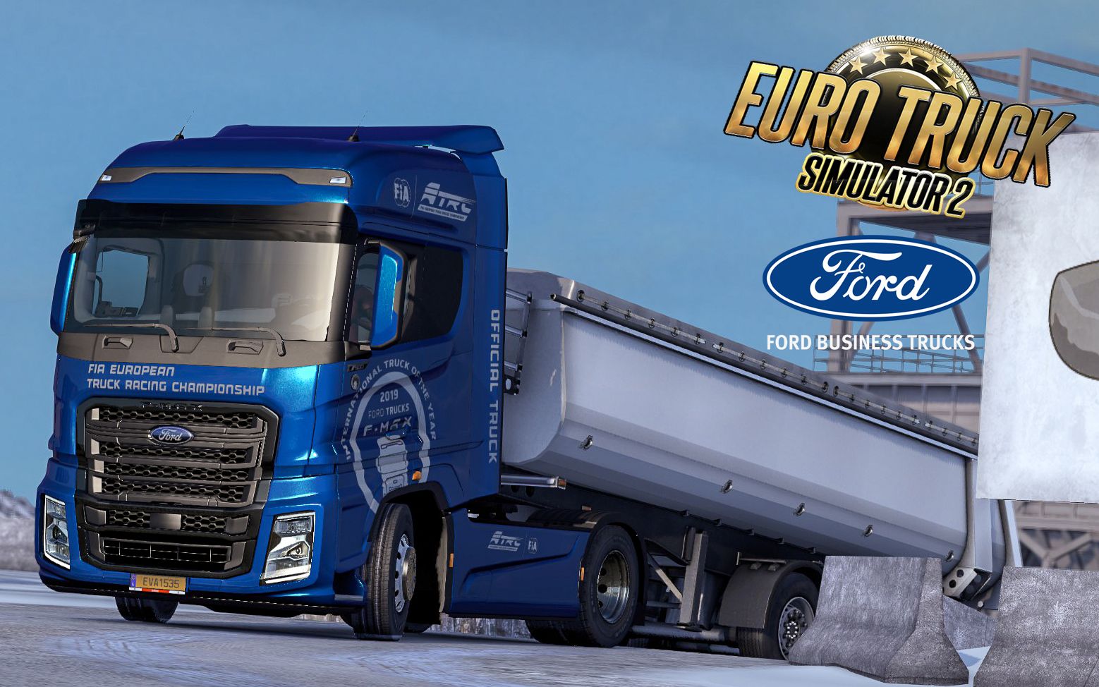 欧洲卡车模拟2 和福特一起体验黑海一公里的轮渡 euro truck