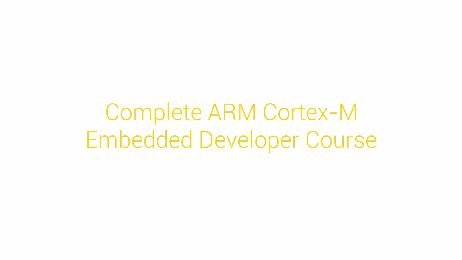 [图]【课程】ARM Cortex-M 裸机嵌入式C编程