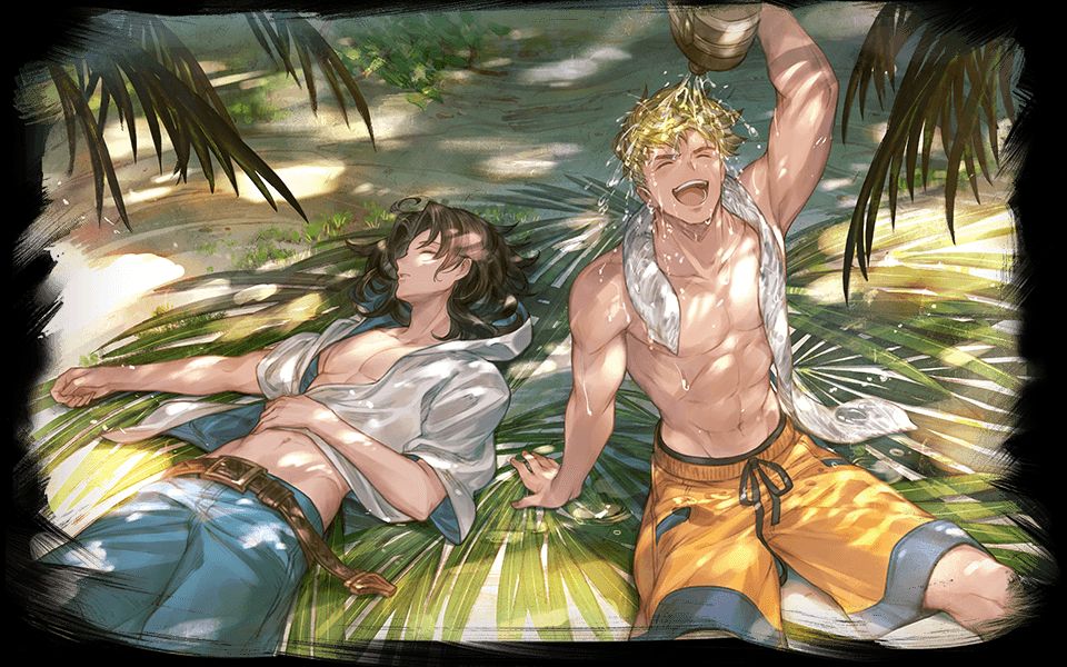 【碧蓝幻想】白龙的双骑士 兰斯洛特&维恩 泳装剧情_哔哩哔哩_bili