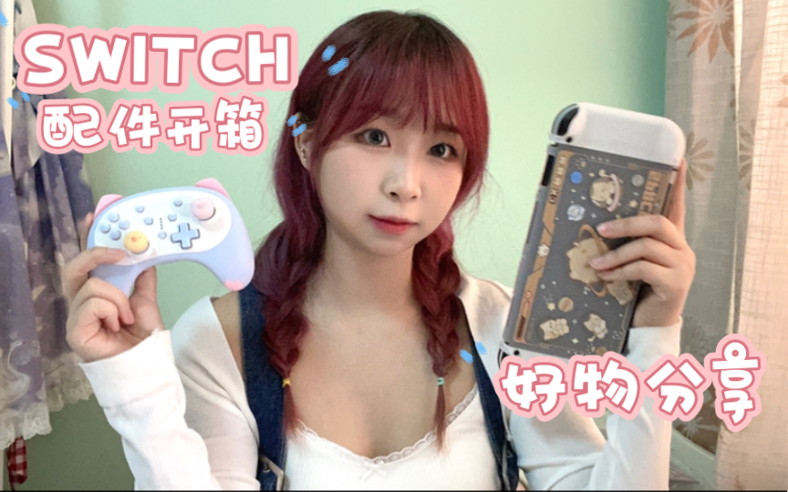 switch oled配件开箱分享~来种草吧哔哩哔哩bilibili