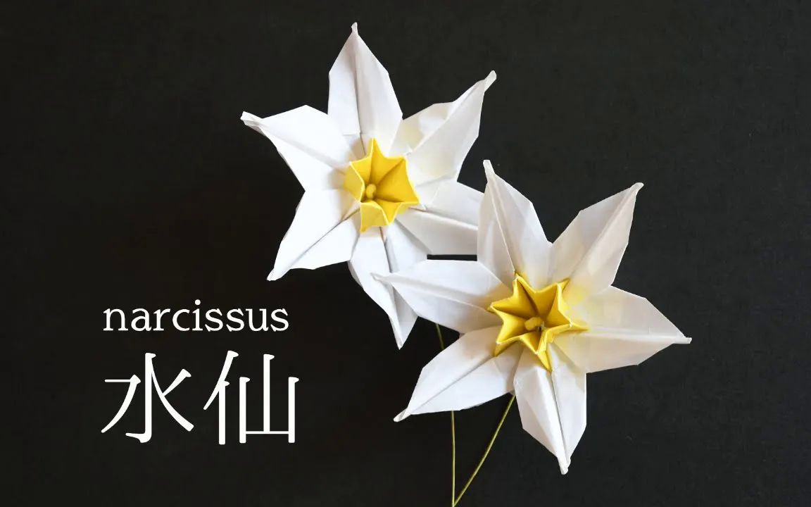 【手作りおもちゃの設計図】水仙花折纸教程