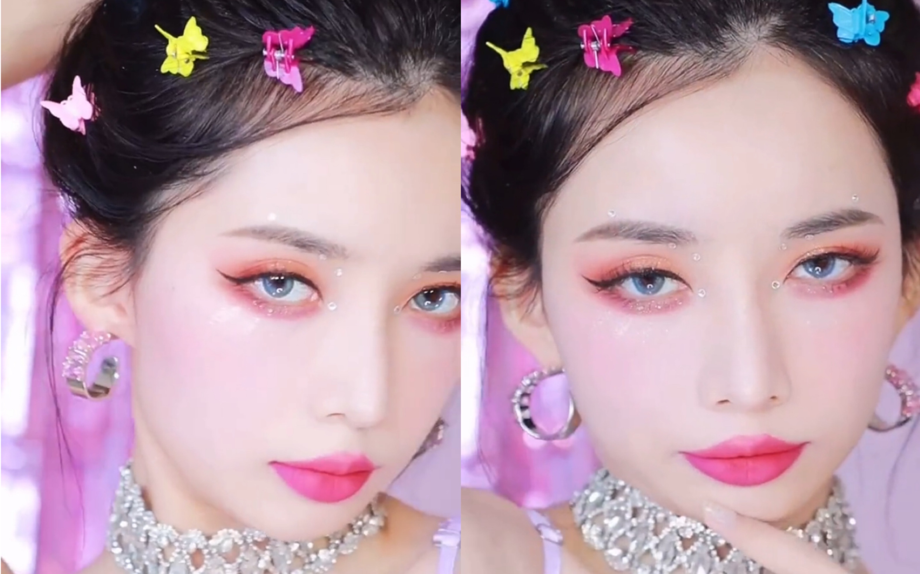 泫雅仿妆 糖果色妆容可爱又迷人