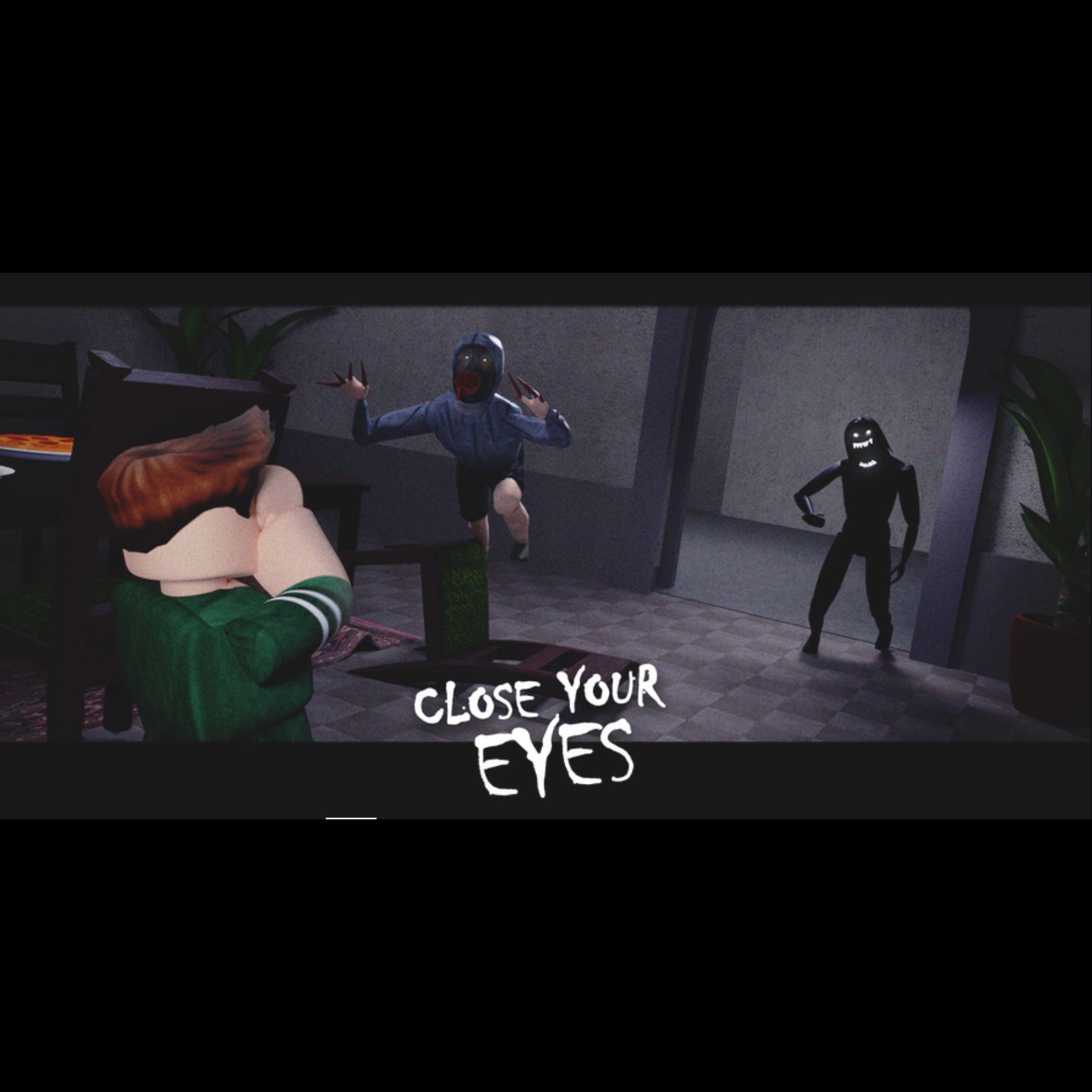 Roblox恐怖游戏 闭上你的眼睛close your eyes通关流程网络游戏热门视频