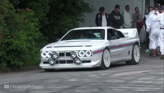 Video herunterladen: Best of THE MOST ICONIC turnaround at GoodWood Festival Of Speed 2024! DRIFTS