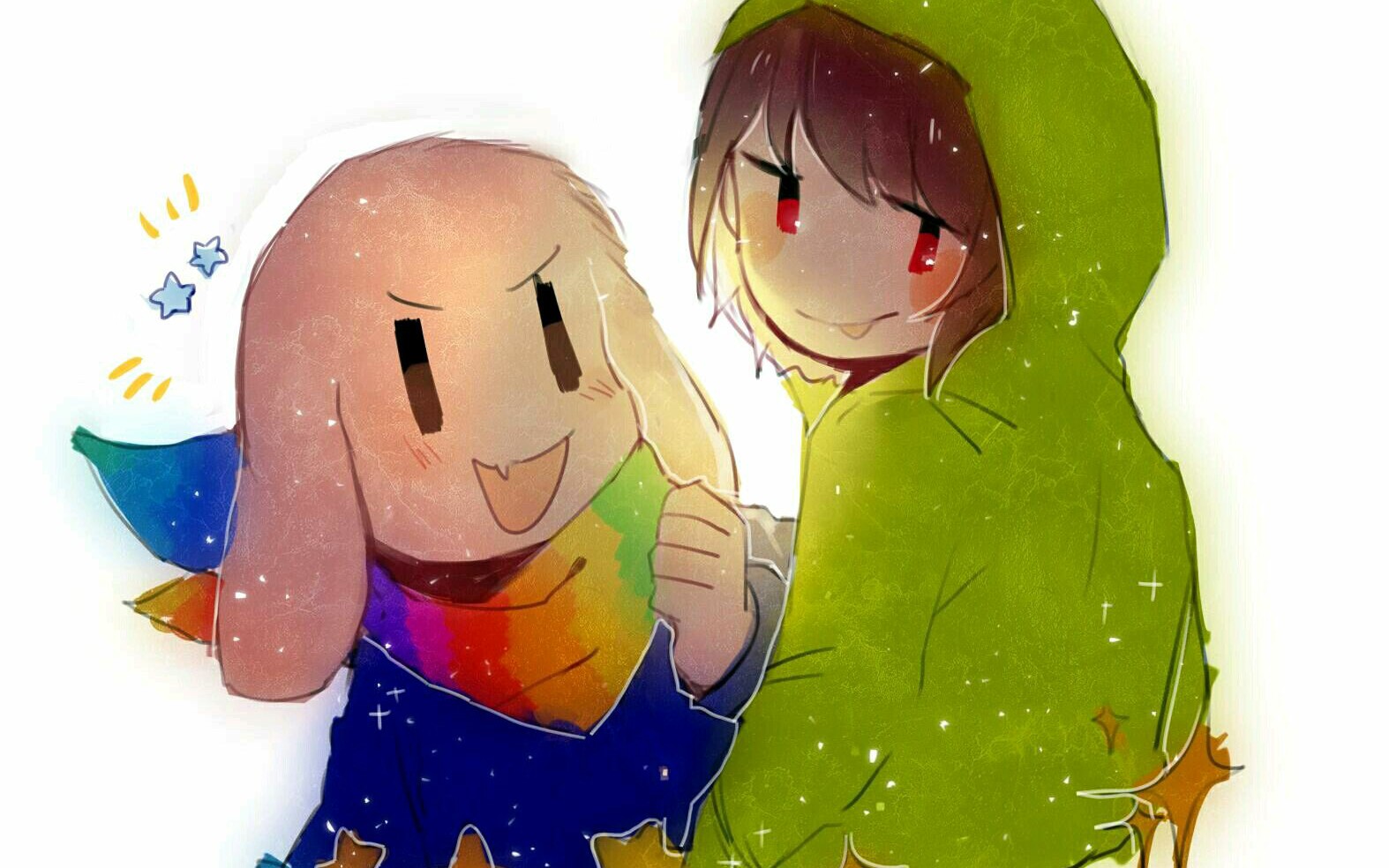 【ut同人au storyshift音游】ss chara!审判战(结尾)