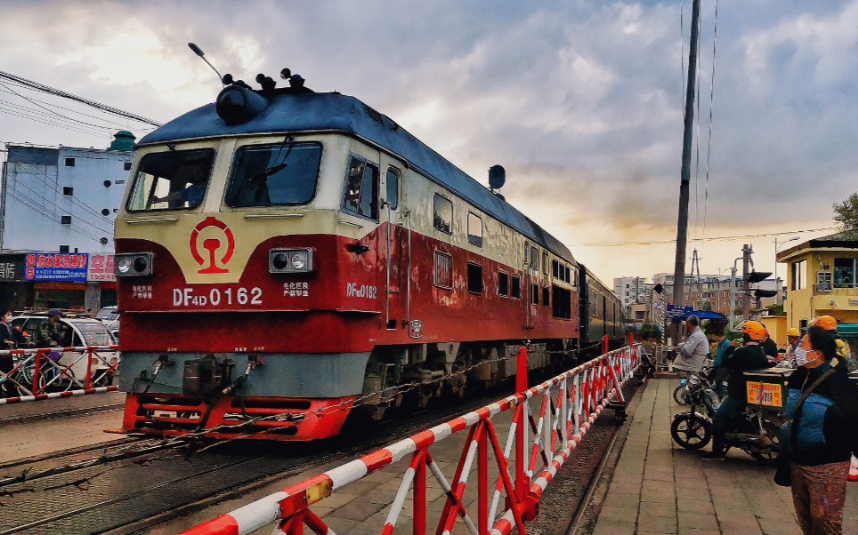 四梅线沈局梅段df4dk0162牵引k7572/7次视频_哔哩哔哩_bilibili