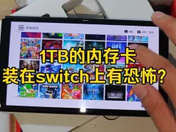 Video herunterladen: switch装一百多个游戏确定不会电子阳痿嘛？大顶配1TB的内存卡究竟有多恐怖？有钱人的玩具！！！