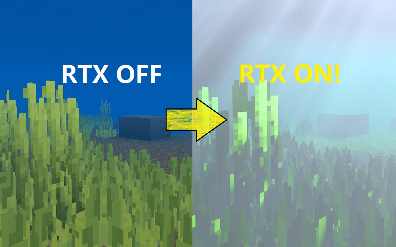 [minecraft]基岩版官方光线追踪rtx初体验-震撼!