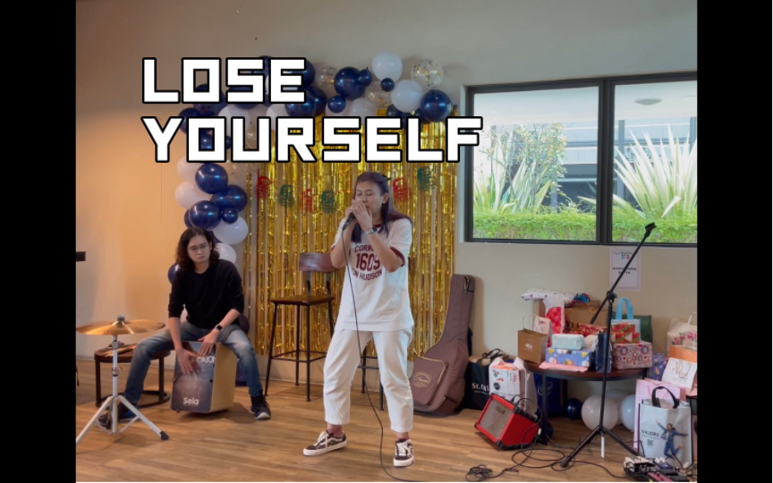 在公司年会唱姆爷Lose Yourself!哔哩哔哩bilibili