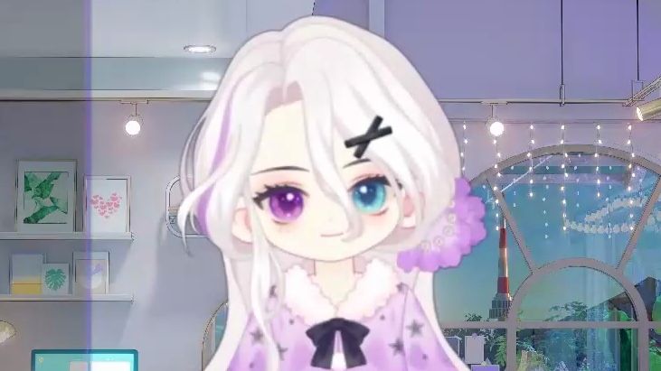 可爱主播在线展示歌喉