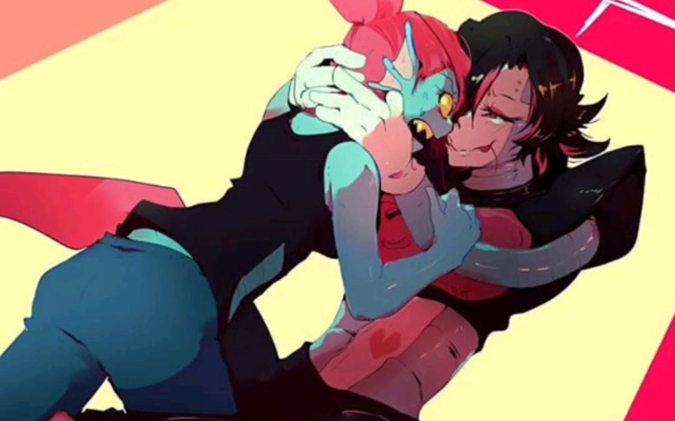 (mtt x undyne&mtt x alphys)_哔哩哔哩 (゜-゜)つロ 干杯~-bilibili