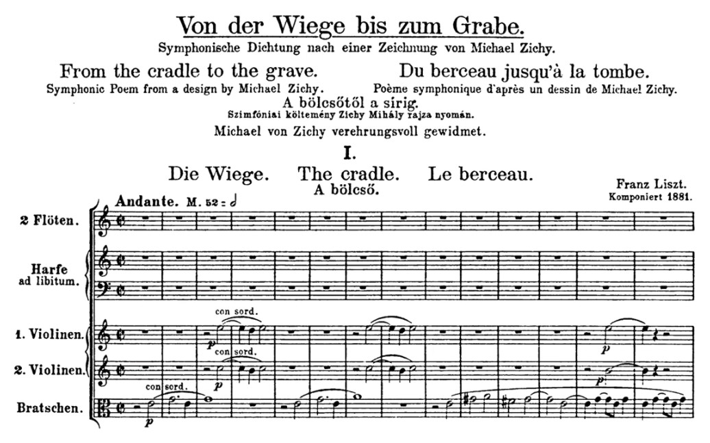 [图]【李斯特】第十三交响诗“从摇篮到坟墓” (Franz Liszt - Von der Wiege bis zum Grabe, S.107)