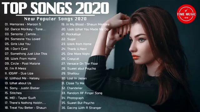 [图]2020年热门歌曲💍2020年热门40首流行歌曲列表💍2020年最佳英语音乐收藏