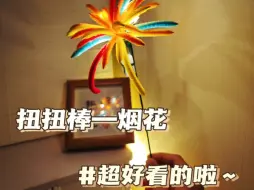 下载视频: 扭扭棒！—烟花，快和我一起做秋日烟花吧～