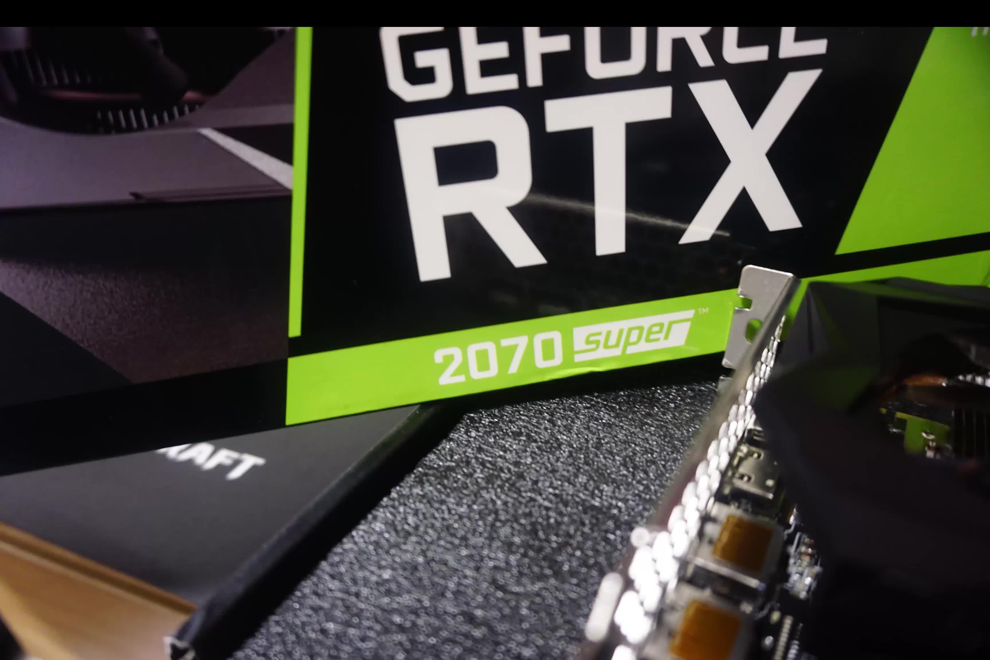 铭瑄2070super电竞之心开箱 跑分